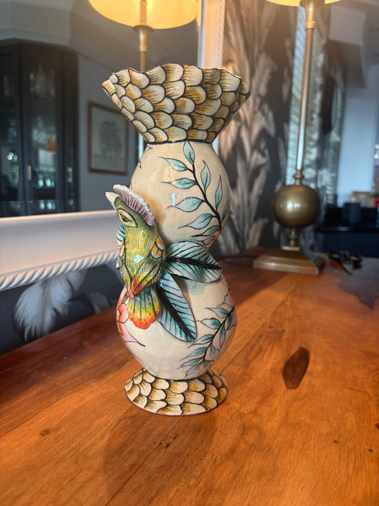 Collectable ceramic floral vase