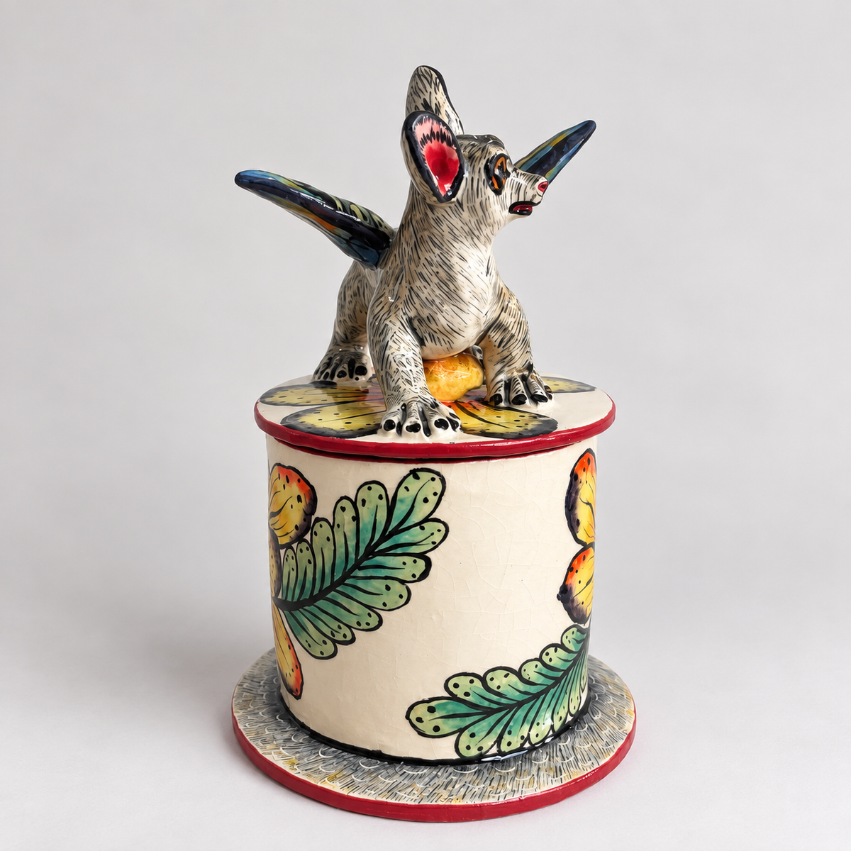 Winged Bushbaby Trinket Jar & Scented Candle