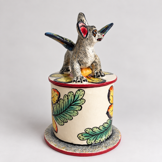 Winged Bushbaby Trinket Jar & Scented Candle
