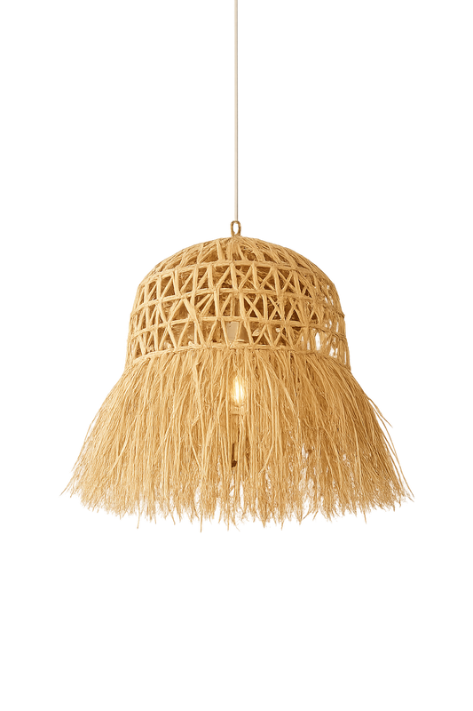 Boho Fringe Pendant Light