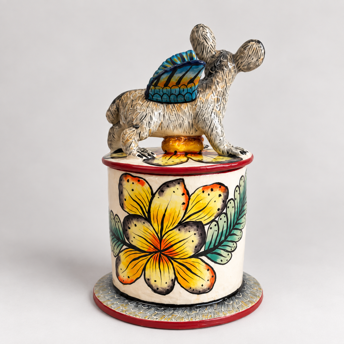 Winged Bushbaby Trinket Jar & Scented Candle