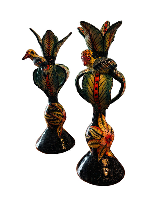 Collectable Bird Candle Holders (Set of Two)