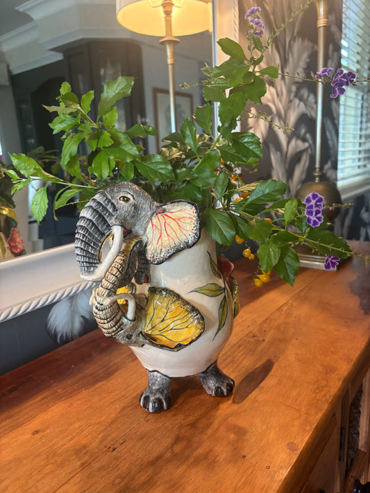 Collectable ceramic elephant jug