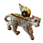 Whimsical winged elephant. Nursery ornament or Christmas tree ornament 