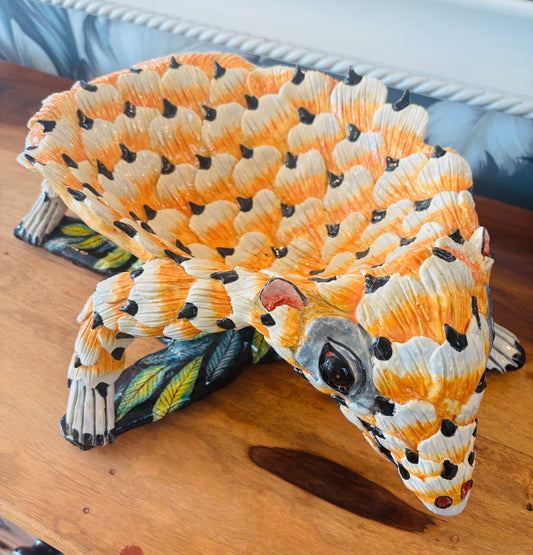 Pangolin ceramic bowl
