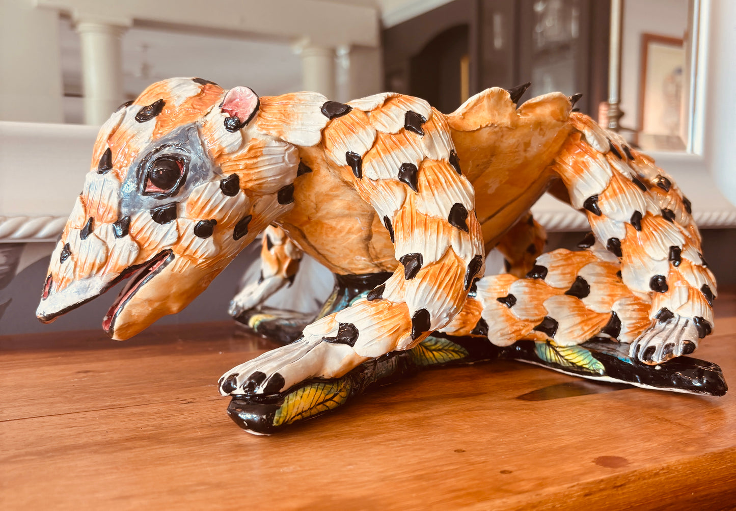 Pangolin ceramic bowl