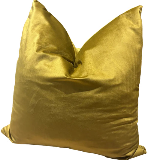 Olive Gold velvet scatter cushion cover
