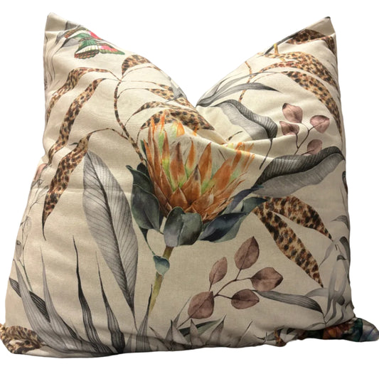 Protea (orange) scatter cushion cover