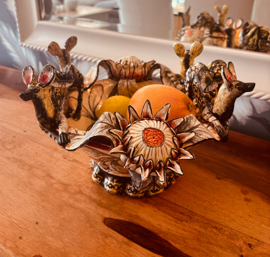 African Wild Dog centre piece