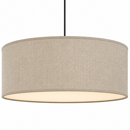 Drum pendant light shade